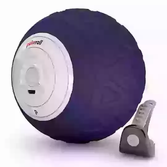 Pulseroll 4 Speed Vibrating Single Ball - Purple